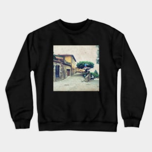 Italy sightseeing trip photography from city scape Milano Bergamo Lecco Crewneck Sweatshirt